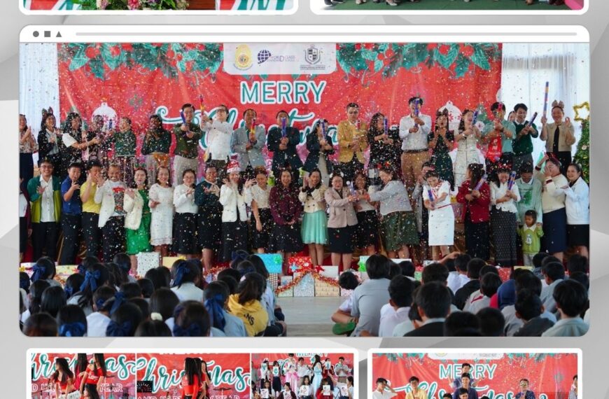 กิจกรรม CHRISTMAS DAY 2025 โดยกลุ่มสาระการเรียนรู้ภาษาต่างประเทศ โรงเรียนบ้านแท่นวิทยา
